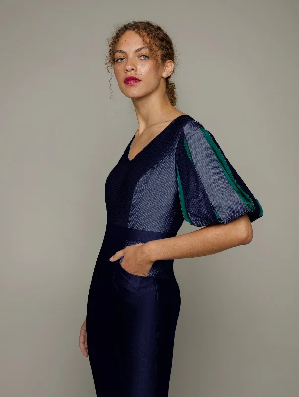 New Markdowns LILIUM | Statement-sleeve Occasion Dress