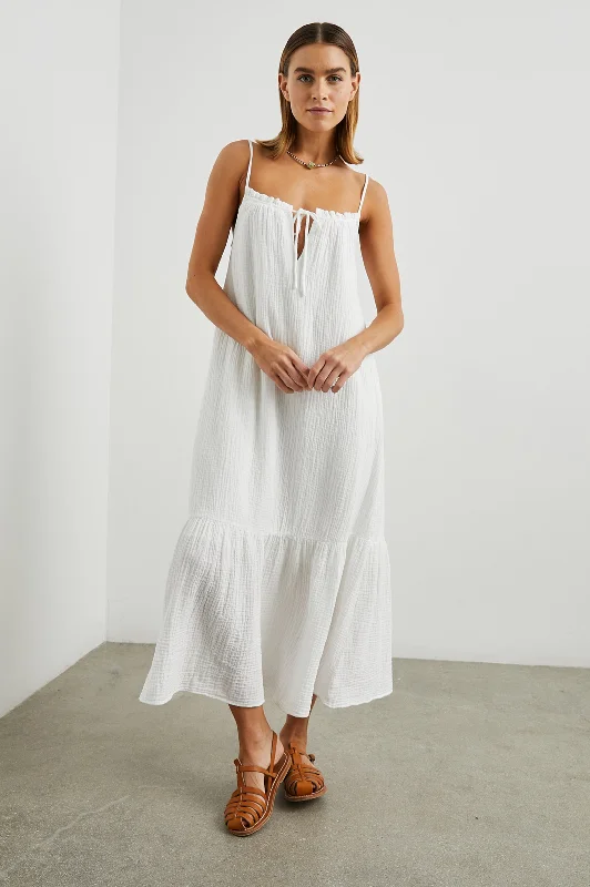 Reduced Prices MARSEILLE DRESS - WHITE