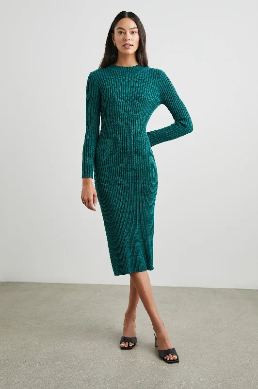 Massive Deals NELLIE DRESS - EVERGREEN