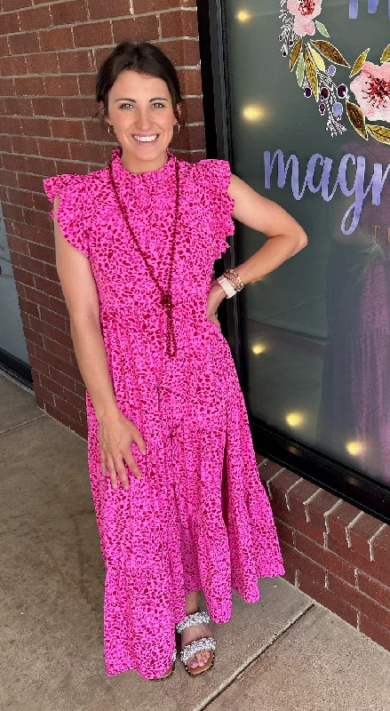 Bargain Bin Olivia Rose Ruffle Tiered Maxi Dress