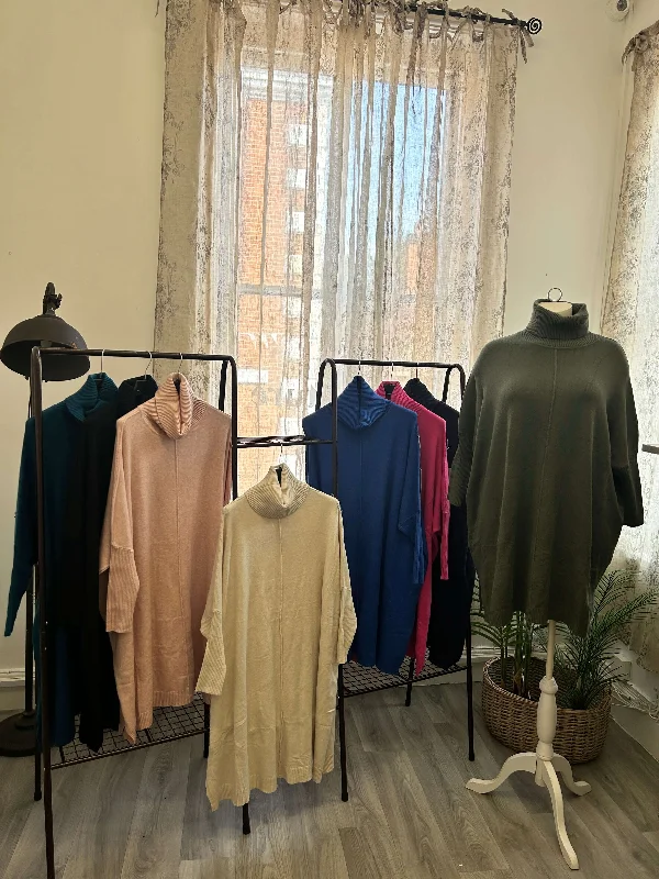 Warehouse Sale Paloma Cowl Neck Jumper Dress