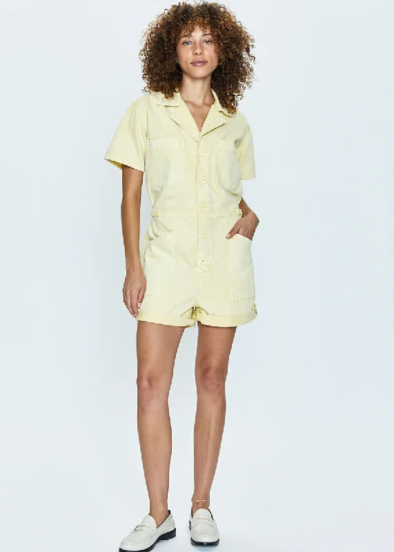 Value Deals Parker Romper - Soft Honey Snow