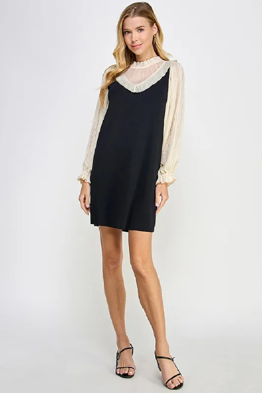 Exclusive Deal Pleated Blouse Dress