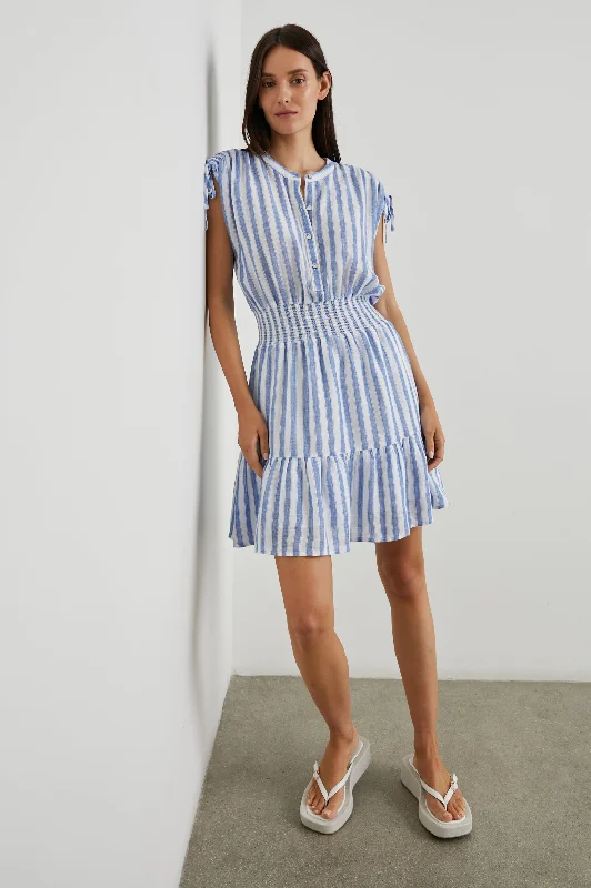 Stock Up and Save SAMINA DRESS - CASABLANCA STRIPE