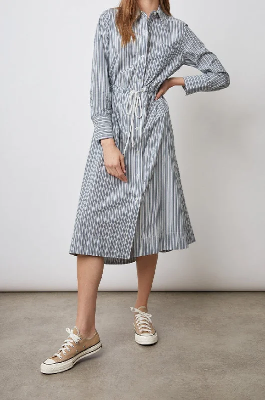 Act Fast SHIVONNE DRESS - BANK STRIPE