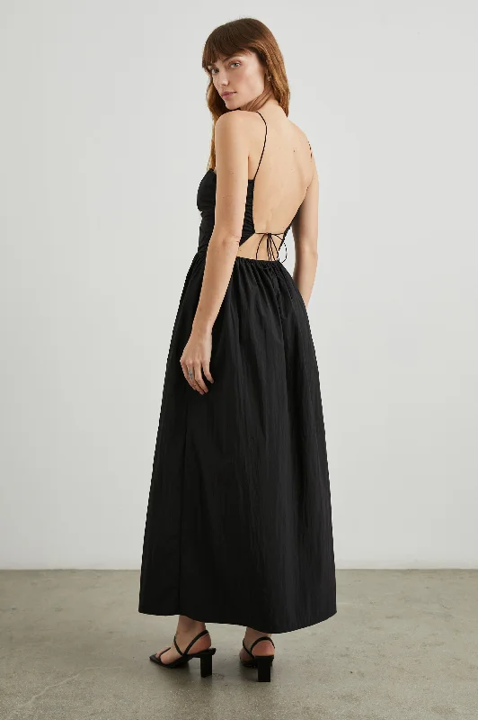 Low Prices SILVIA DRESS - BLACK NYLON