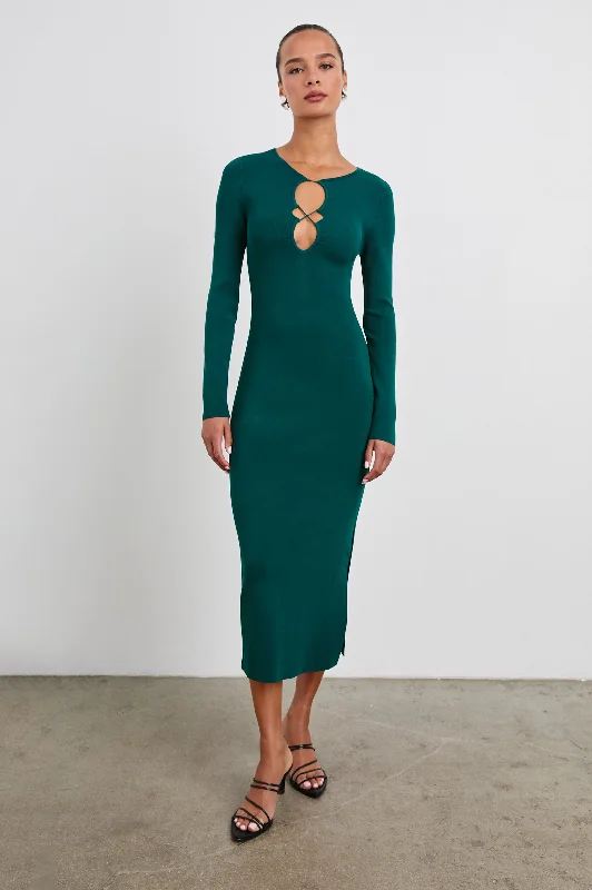 Early Access SOLMA DRESS - EVERGREEN