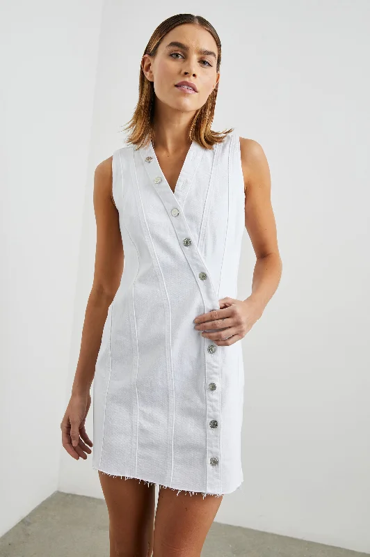 Final Clearance STRAND DRESS - SALT WHITE