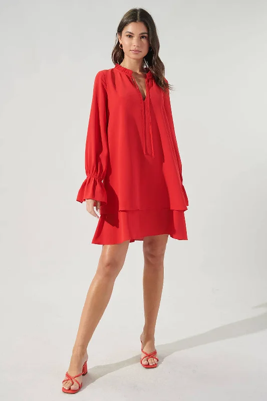Closeout Karyssa Double Layer Trapeze Dress