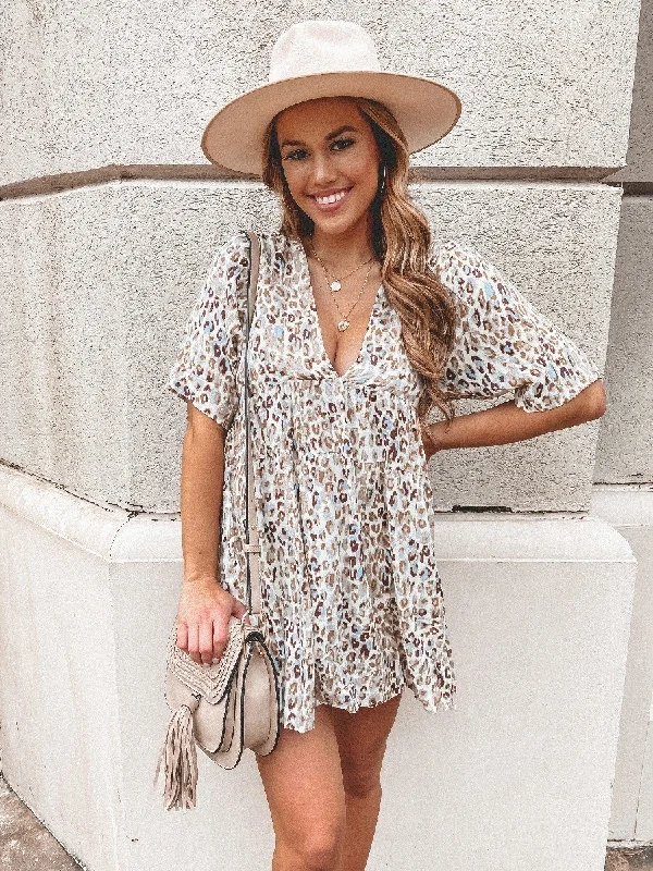 Daily Specials Sweet Beginnings Leopard Dress
