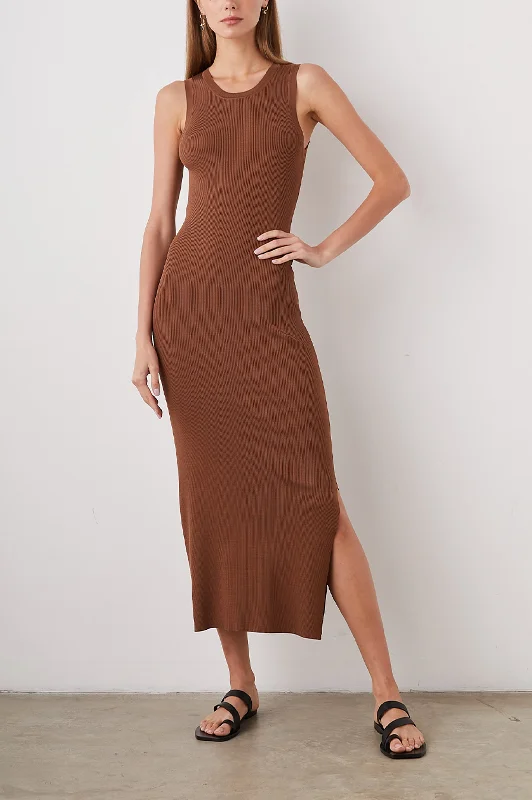 Act Fast SYD DRESS - TOFFEE