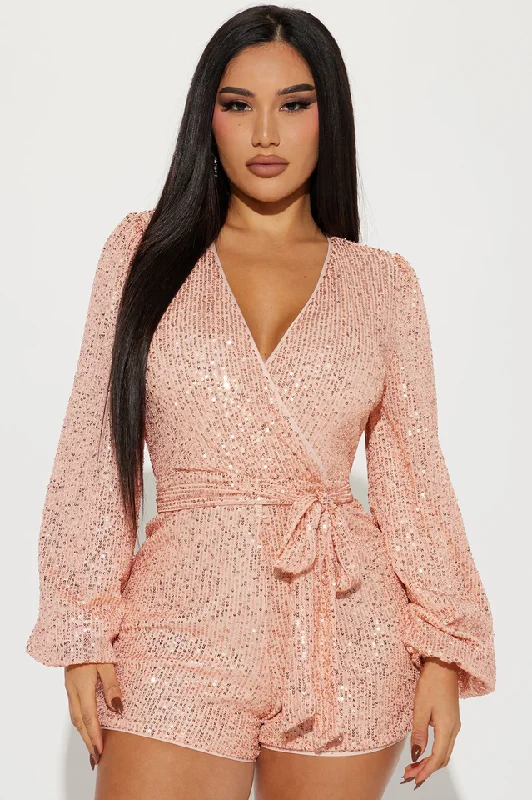 Price Blitz Take Me Dancing Sequin Romper
