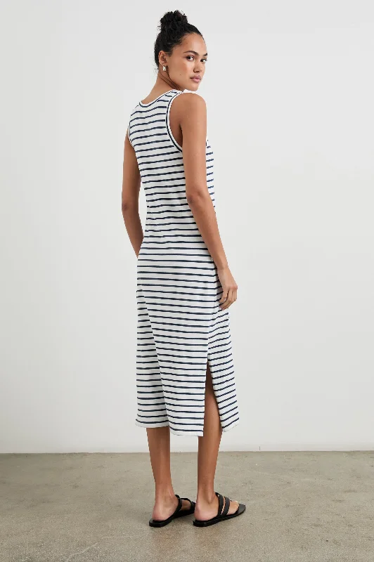 Price Blitz THE TANK DRESS - SAILOR STRIPE NAVY