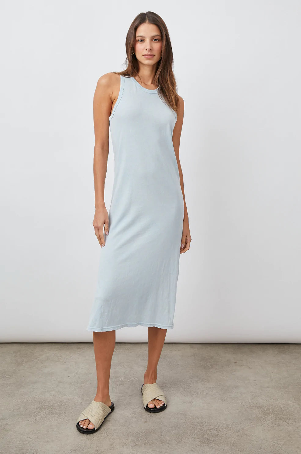 Great Bargains THE TANK DRESS - SMOKE BLUE ACID WASH