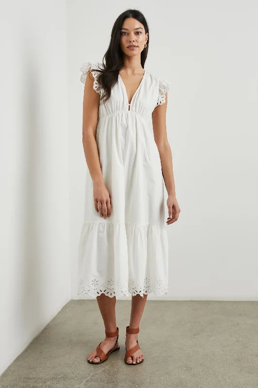 Best Deals TINA DRESS - WHITE