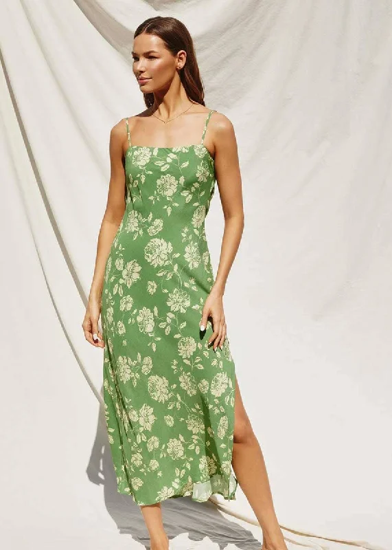 Crazy Savings Tropical Dream Maxi Dress - Flora Fern
