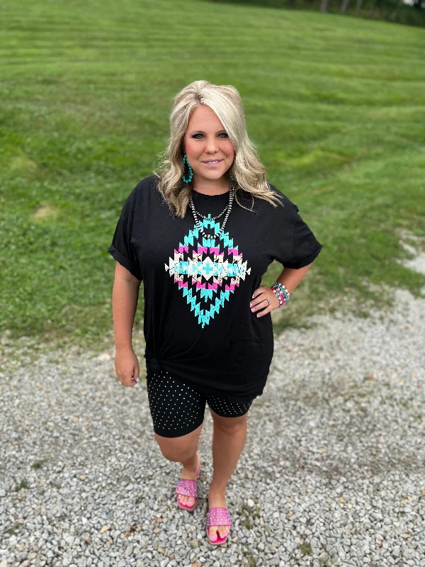 Extra Savings TURQUOISE SANDS T-SHIRT DRESS