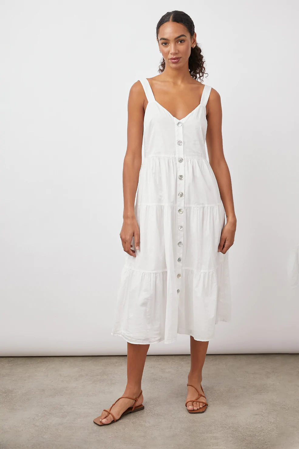 Online Only VIOLET DRESS - WHITE