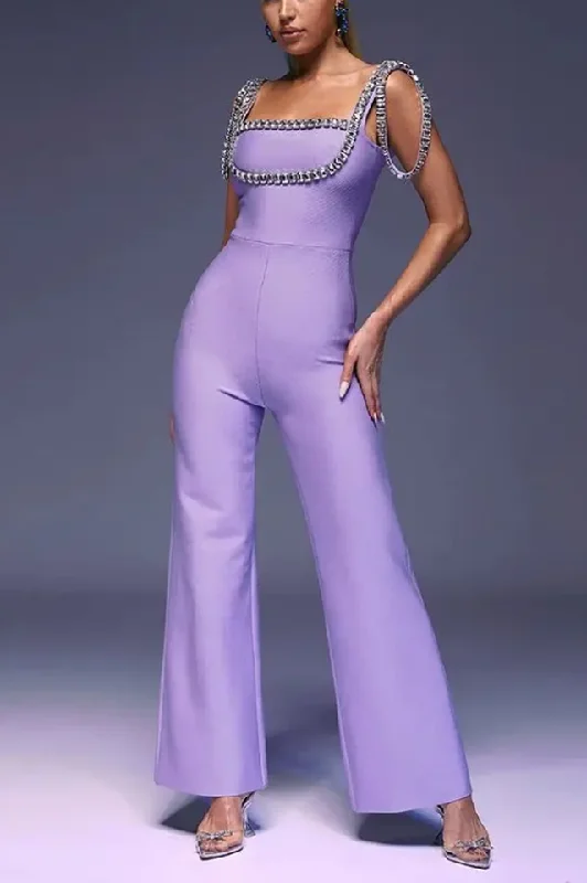 Deal Explosion Wendy Bandage Jumpsuit