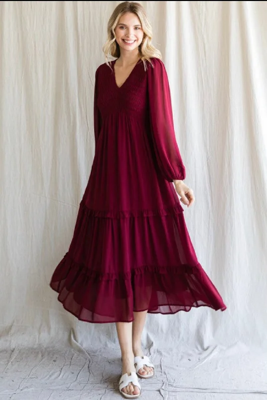 Grand Opening Sale Worth It Tiered Dress