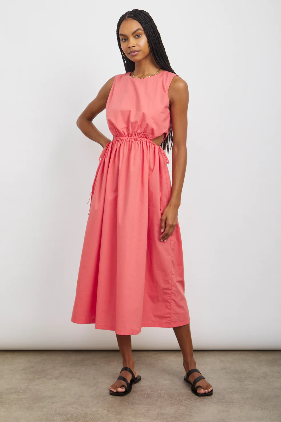 Year-End Sale YVETTE DRESS - SPICED CORAL