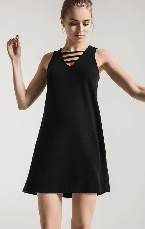 Deep Discounts Z Supply Black Soft Spun Knit Dress