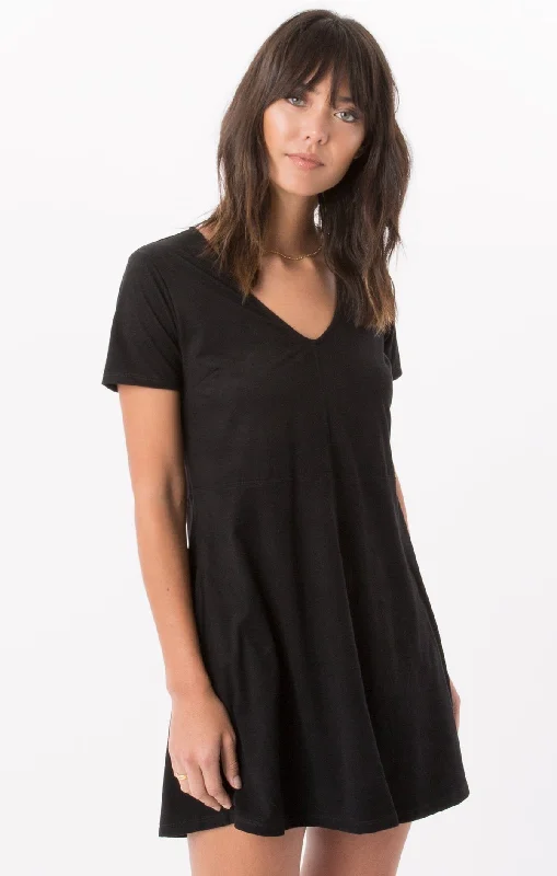 New Markdowns Z Supply Suede Black Dress