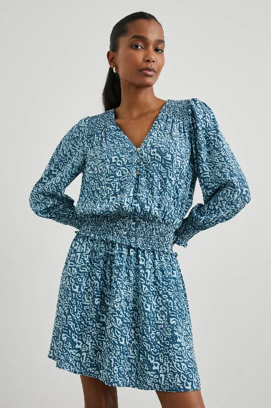 Extra Savings ZANA DRESS - BLUE HAVANA