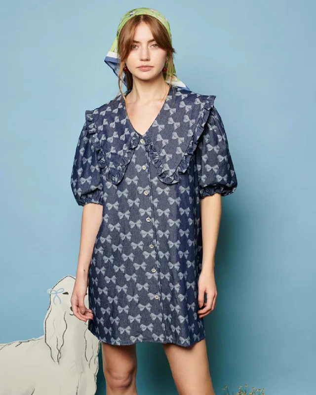 Price Drop Ziggy Mini Dress - Dark Denim